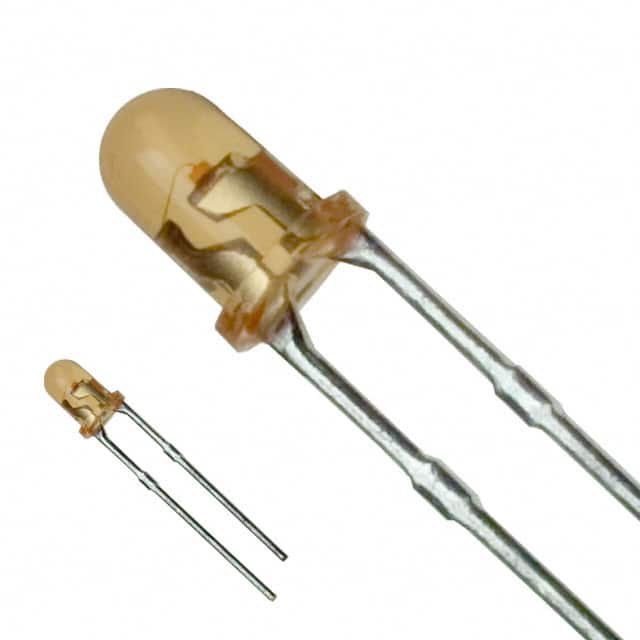 LN48YCP LED AMBER CLEAR 3MM ROUND T/H