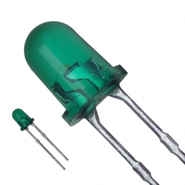 LN39GCP LED GREEN CLEAR 4MM ROUND T/H