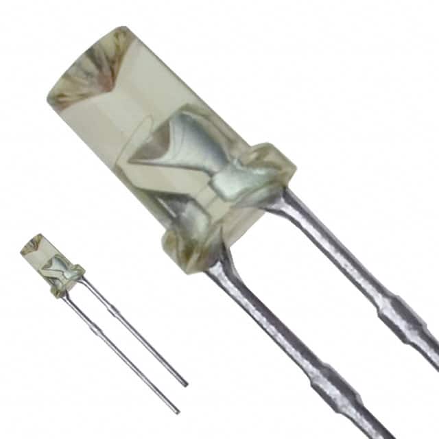 LN463YCPP LED AMBER CLEAR FLAT TOP T/H