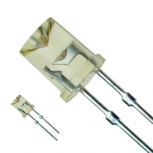 LN464YCP LED AMBER CLEAR FLAT TOP T/H