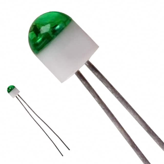 SSL-LX203CGT LED GRN CLR T-2MM CERM STEM T/H
