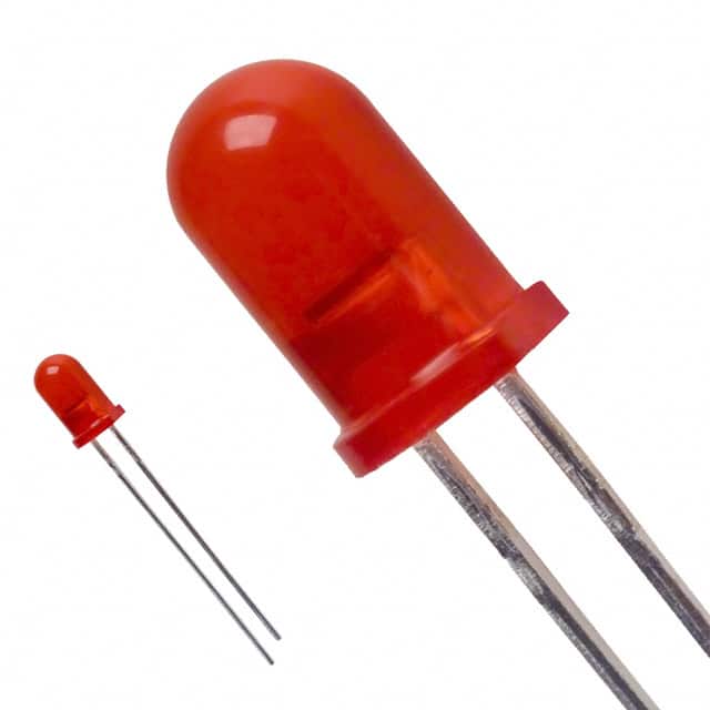 SSL-LX5093LBI-SRD LED RED DIFFUSED T-1 3/4 T/H