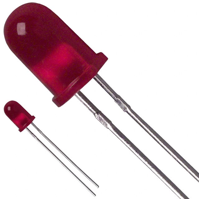 HLMPD150A LED RED DIFFUSED T-1 3/4 T/H