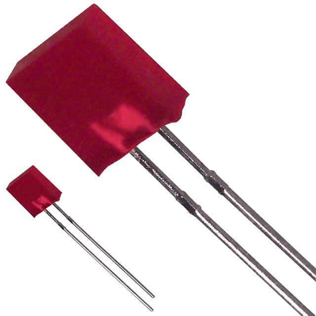 HLMP0301 LED RED DIFFUSED RECT T/H