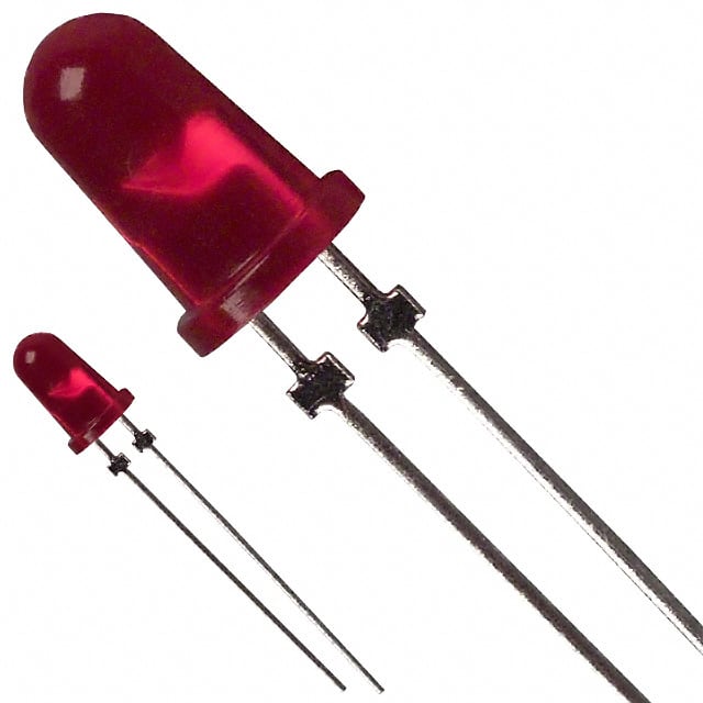 MV5024A LED RED DIFFUSED T-1 3/4 T/H