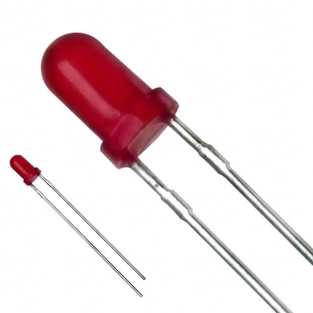 LN28RPX LED RED DIFFUSED 3MM ROUND T/H