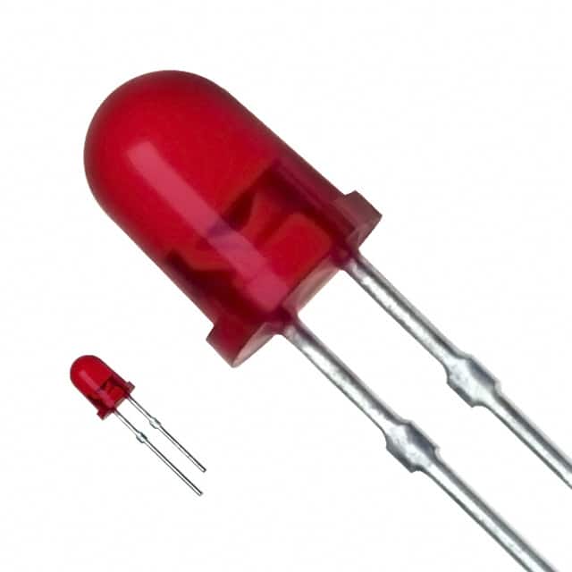 LN21RPSL LED RED DIFFUSED 5MM ROUND T/H