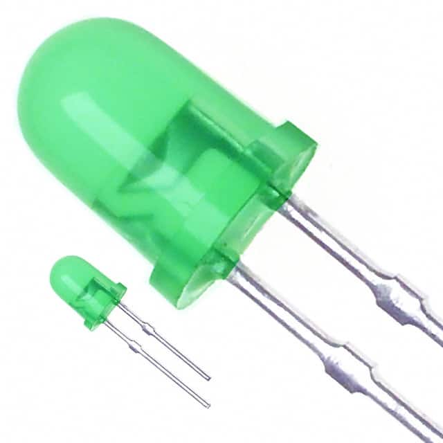 LN31GPSL LED GREEN DIFFUSED 5MM ROUND T/H