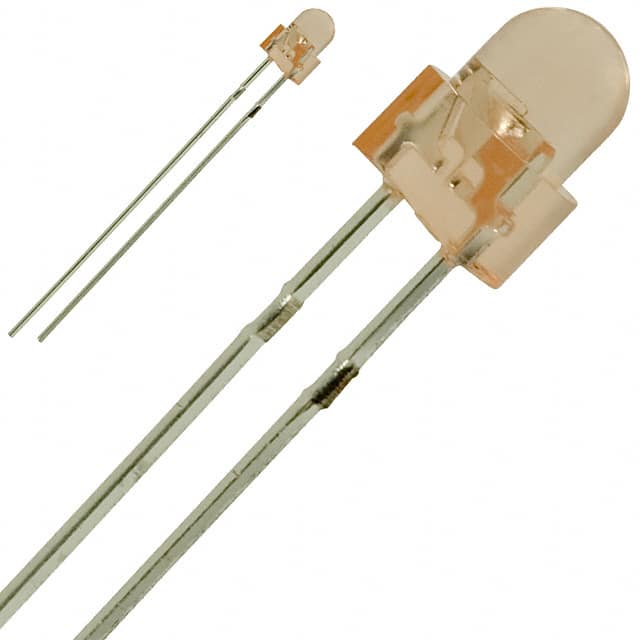 FA3863X LED ORANGE CLEAR 3MM ROUND T/H