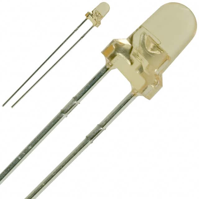 EFY3863X LED YELLOW CLEAR 3MM ROUND T/H