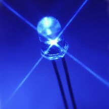 Z-213B/290TG LED BLUE CLEAR T-1 3/4 T/H