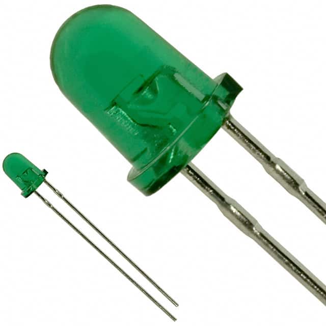 LN39GCPXUY LED GREEN 4MM ROUND T/H
