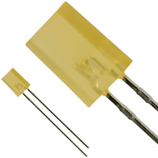 LNG442YKX LED AMBER SQUARE TYPE LED T/H