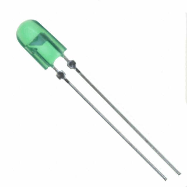 HLMP-AM87-TW000 LED GREEN CLEAR 5MM OVAL T/H