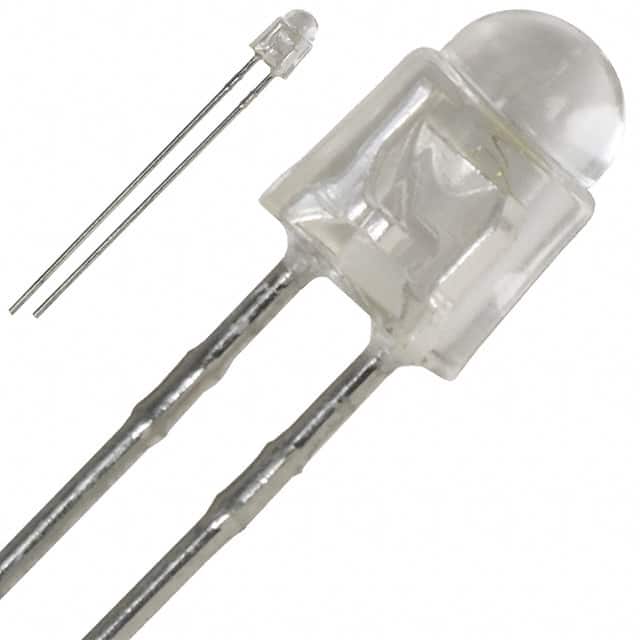 OVLAW4CB6 LED WHITE CLEAR 3MM T/H