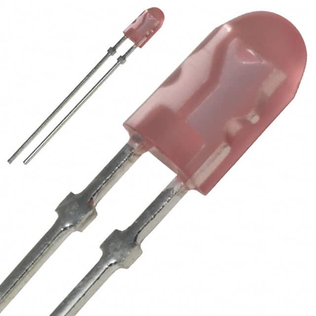 OVLKQGT6 LED RED DIFFUSED 3MM OVAL T/H
