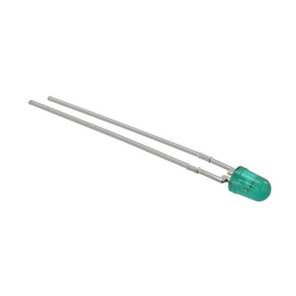 HLMP-1503-DE000 LED GREEN DIFFUSED T-1 T/H