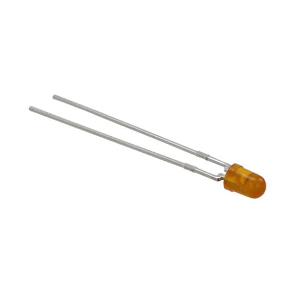 HLMP-1401-EF000 LED YELLOW DIFFUSED T-1 T/H