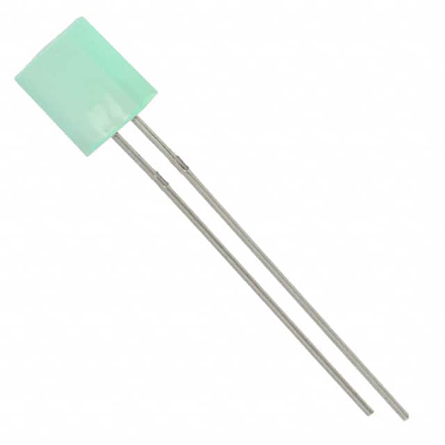 HLMP0503 LED GREEN DIFFUSED RECT T/H