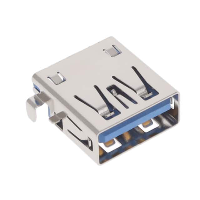 1003-002-01100-TR USB 3.0, 9P, A/F,  SMT, R/A, HOR