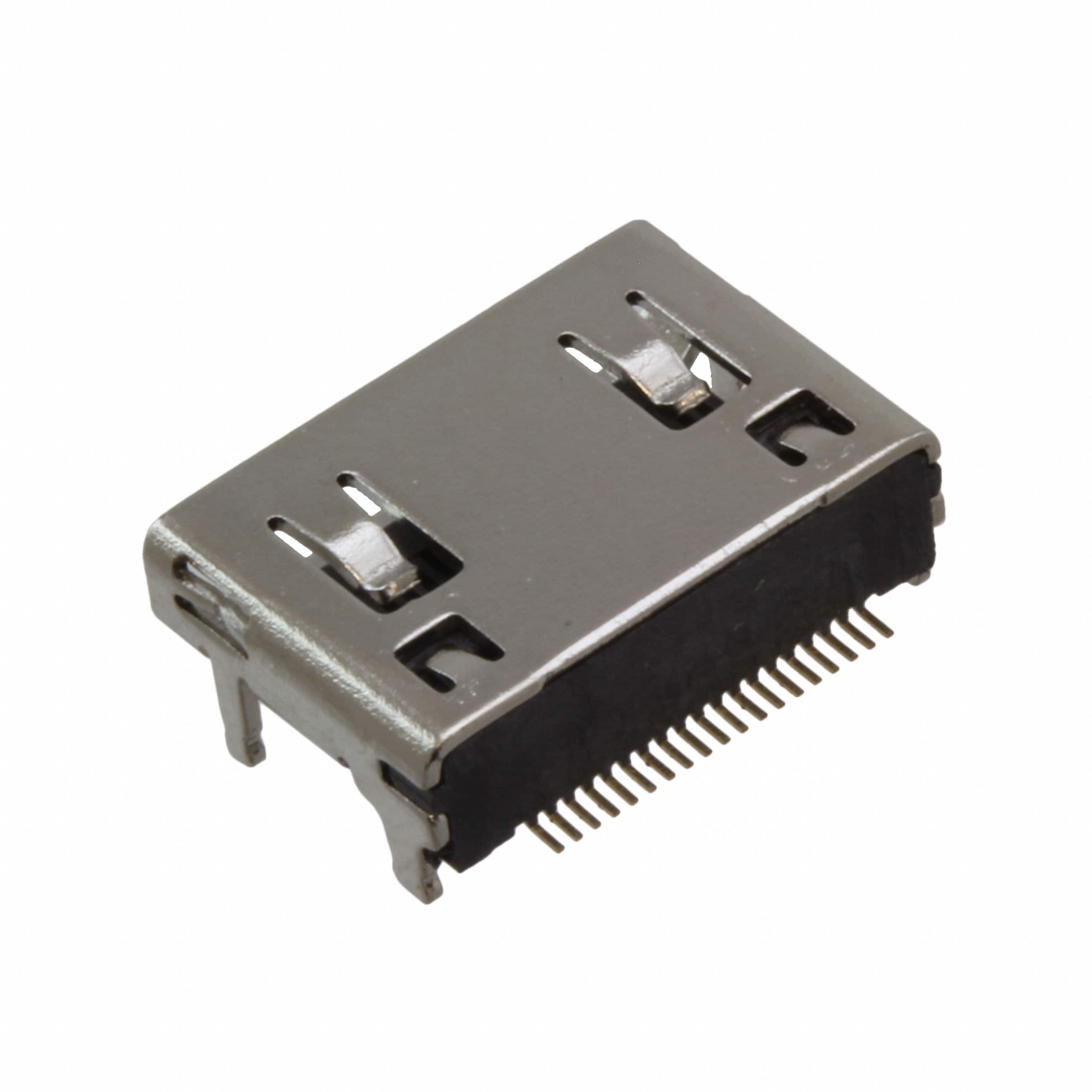 2001-1-2-21-00-BK CONN RCPT MINI HDMI 19POS SMD RA