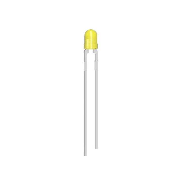 PL07-CDY01 LED YELLOW DIFF 3MM T1 TH