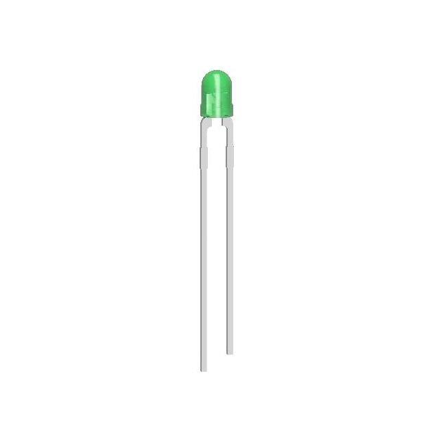 PL07-CDG13 LED GREEN DIFF 3MM T1 TH