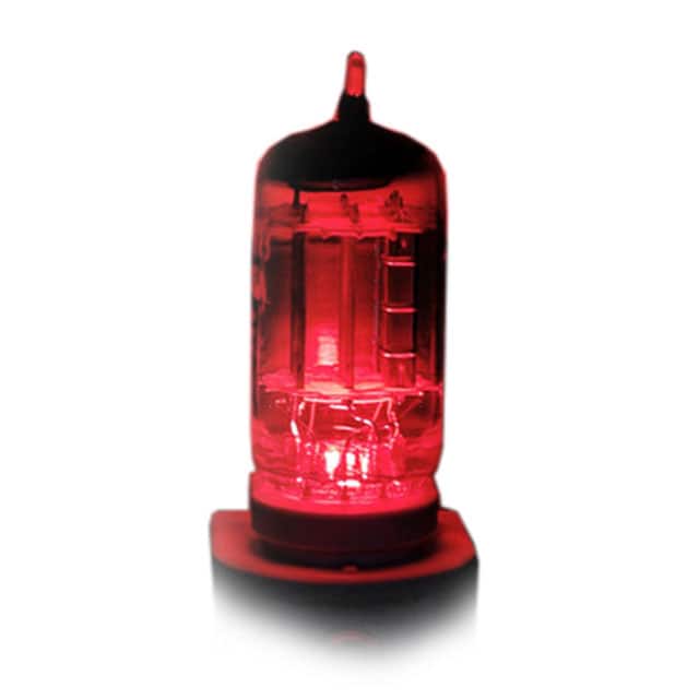 NL-12AX7-STYLE-RED 12AX7 STYLE NIGHT LIGHT  RED