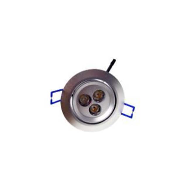 DL909CW-BR-ED-120V-30 DIMMABLE 65K BRUSHED ALUMINUM &
