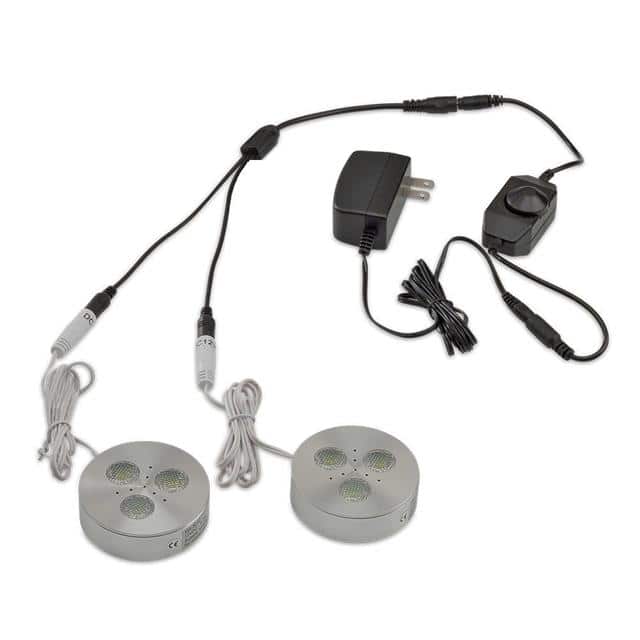 CAB-3W-CWD12V-K2 2-SET DIM PUCK WPOWER SUP ETL 6K