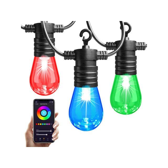 LBS800 SMART OUTDOOR PATIO LIGHTS 48FT