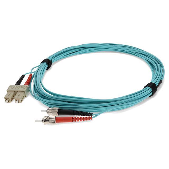 C-ST-SC-1M5OM4-TAA 1m SC (Male) to ST (Male) Aqua O