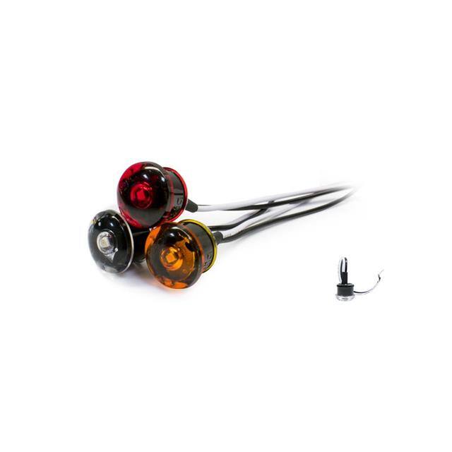 TQ S37-AC09-1 AMBER MINI GROMMET MOUNT PC SIDE