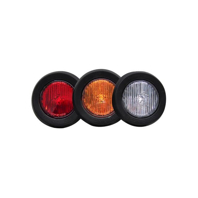 TQ S30-RC00-1 2" RND RED SIDEMARKER CLEAR  LEN