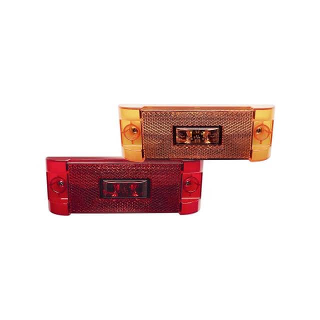 TQ S22-RR00-1 RED 2" X 6" PC SIDEMARKER WITH R