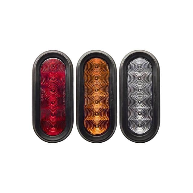 TQ T66-RRSP-1 6" OVAL 6 LED STT SURF MNT RED L