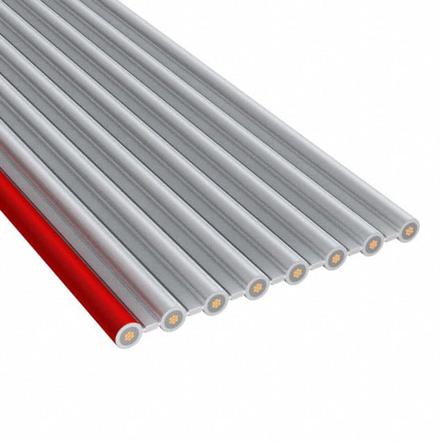 8125/08 100 CBL RIBN 8COND 0.1 GRAY 100'