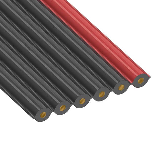 3319/06 100 CBL RIBN 6COND 0.05 BLACK 100'