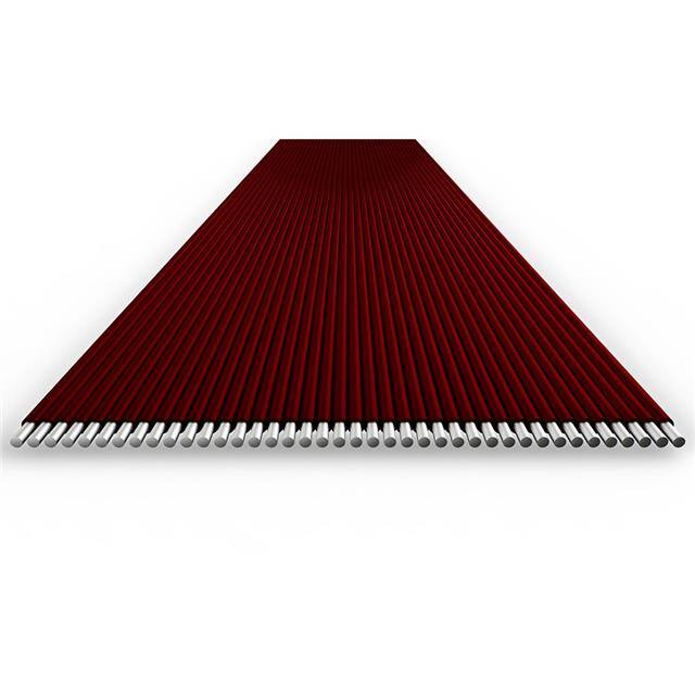 1000570142 CBL RIBN 10COND 0.05 RED FEET