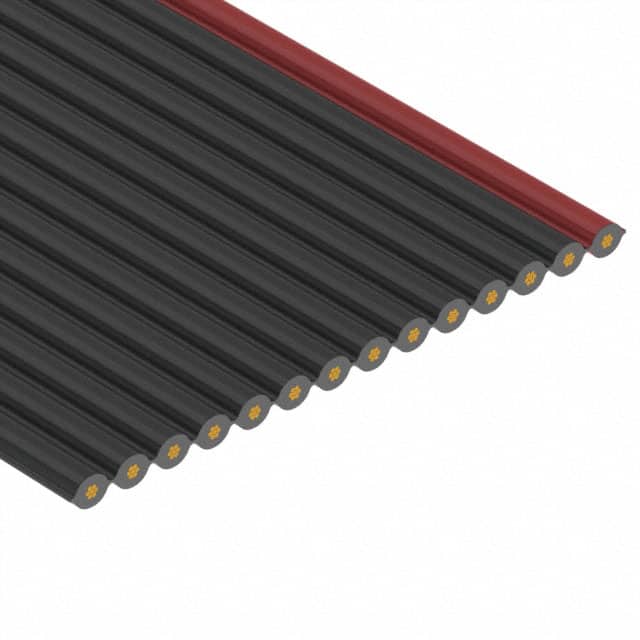 3365A/14 100 CBL RIBN 14COND 0.05 BLACK 100'