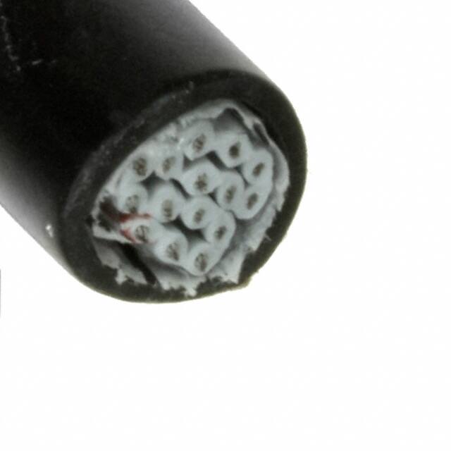 3759/15 100SF CBL RIBN 15COND 0.05 BLACK 100'