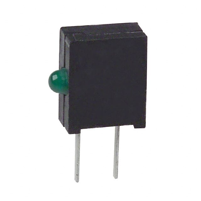 5552303 LED 2MM 5V RT ANGLE GREEN PC MNT