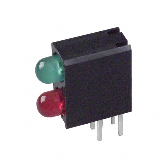 5530121 LED 2HI 3MM GREEN OVER RED PCMNT