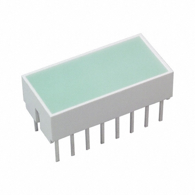 HLMP-2885 LED LT BAR 8.89X19.05MM SGL GRN