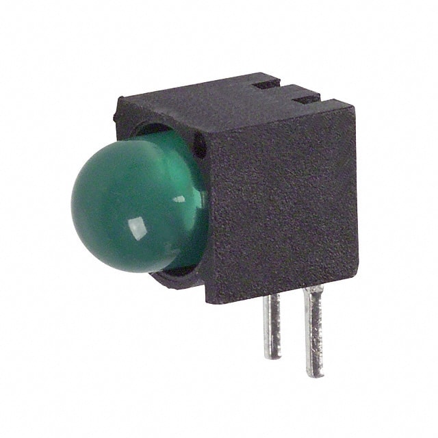 5500205 LED 5MM RT ANGLE GREEN PC MNT