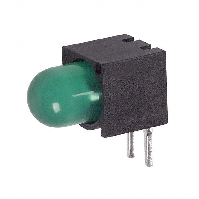 5505205F LED 5MM RT ANG SUP DIFF GRN PCMT