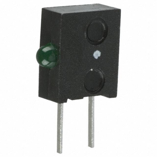 HLMP-6820-F0010 LED DOME 5V 565NM GN DIFF RA AXL