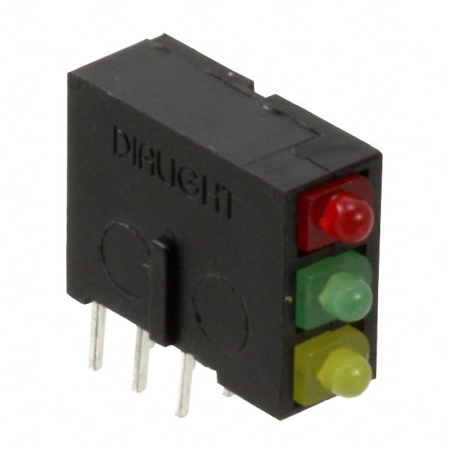 5700100123F LED CBI 2MM 3X1 RED,GRN,YLW DIFF