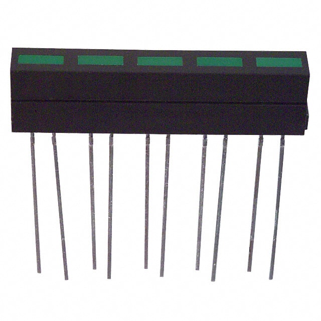 SSA-LXB525GD LED ARRAY 2X5MM 5-SEG GREEN