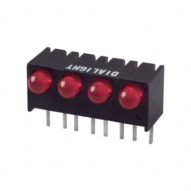 5510507004F LED 3MM QUAD 5V RED PC MNT